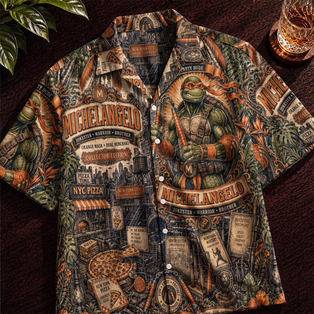 T.M.N.T Hawaiian Shirt – Retro Inspired Shirt