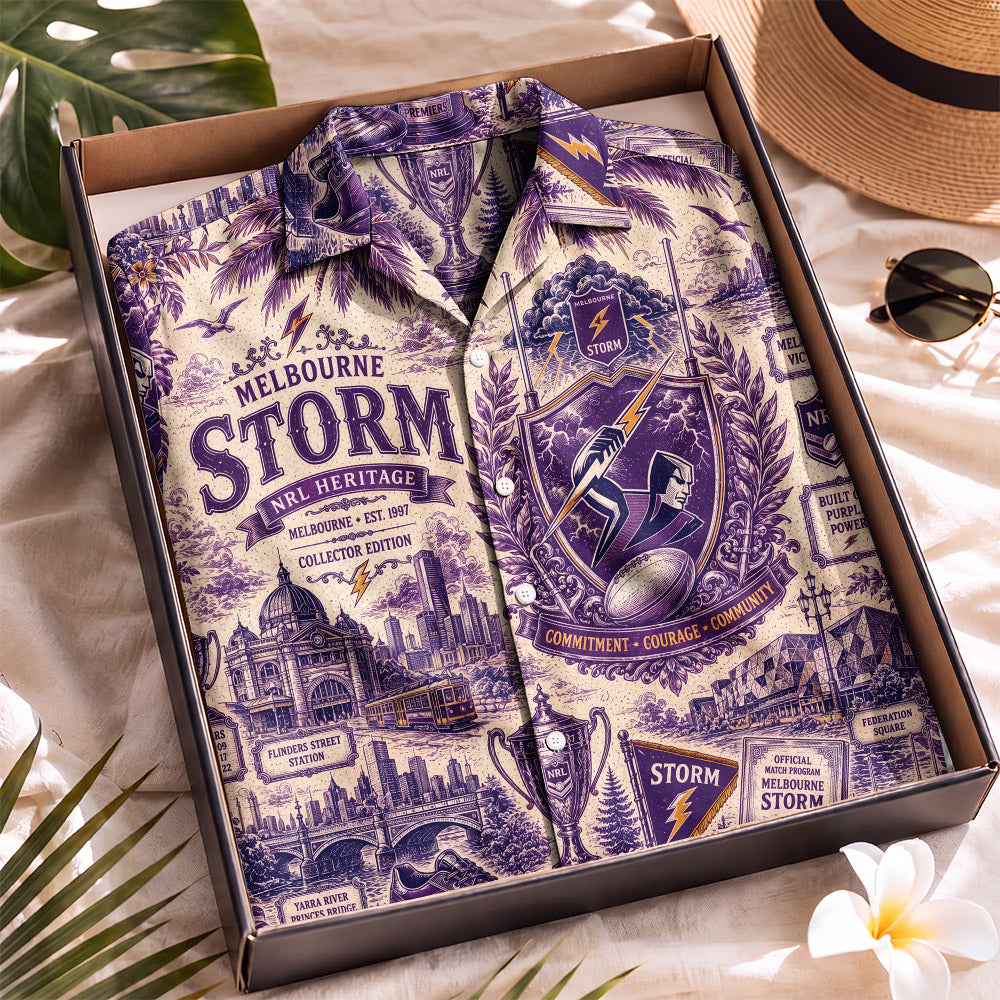 Storm Rugby Hawaiian Shirt – Retro Inspired Shirt