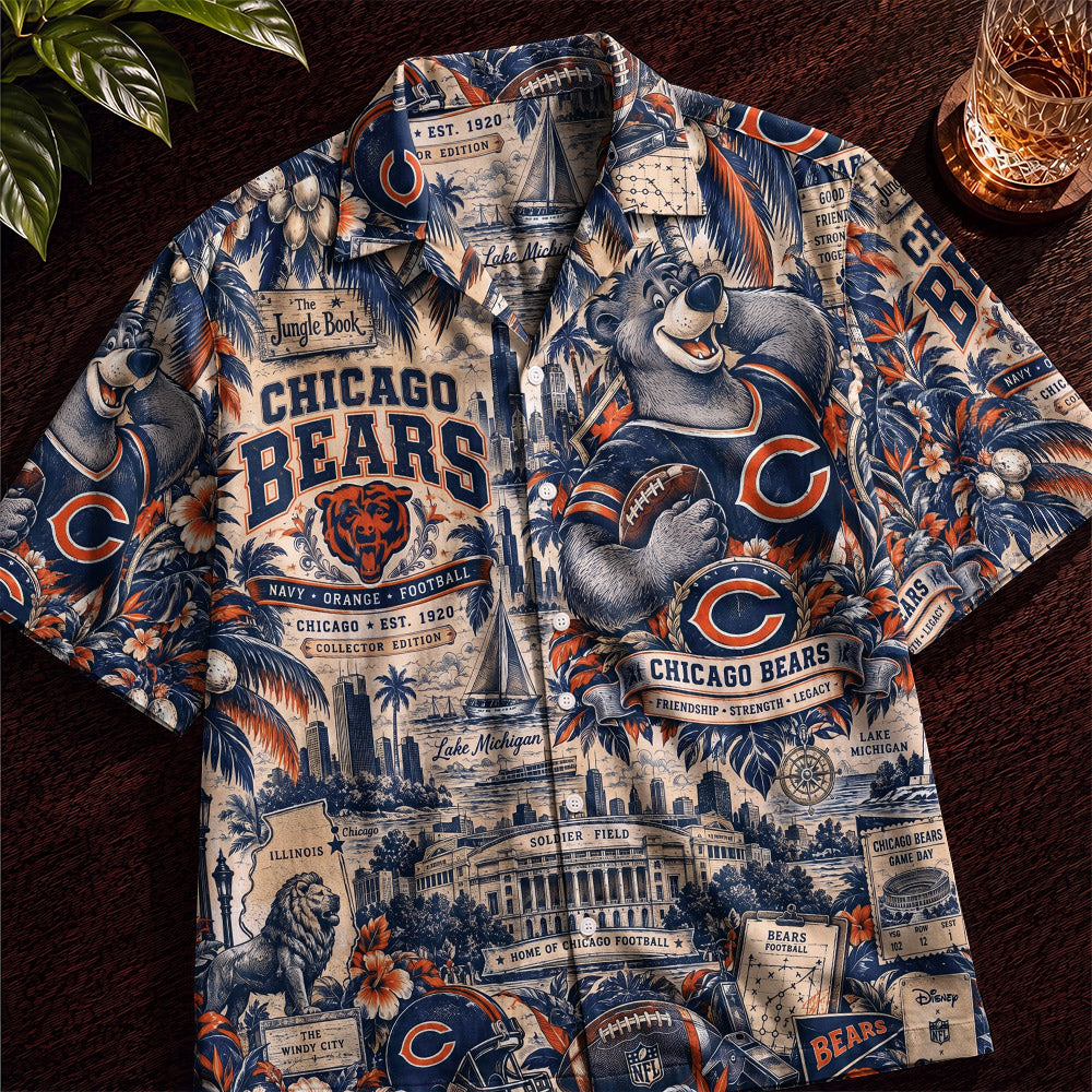 Chicago Bears Collab DN Hawaiian Shirt – Retro Inspired Shirt
