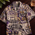 Minnesota Vikings Collab DN Hawaiian Shirt – Retro Inspired Shirt