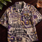 Minnesota Vikings Collab DN Hawaiian Shirt – Retro Inspired Shirt