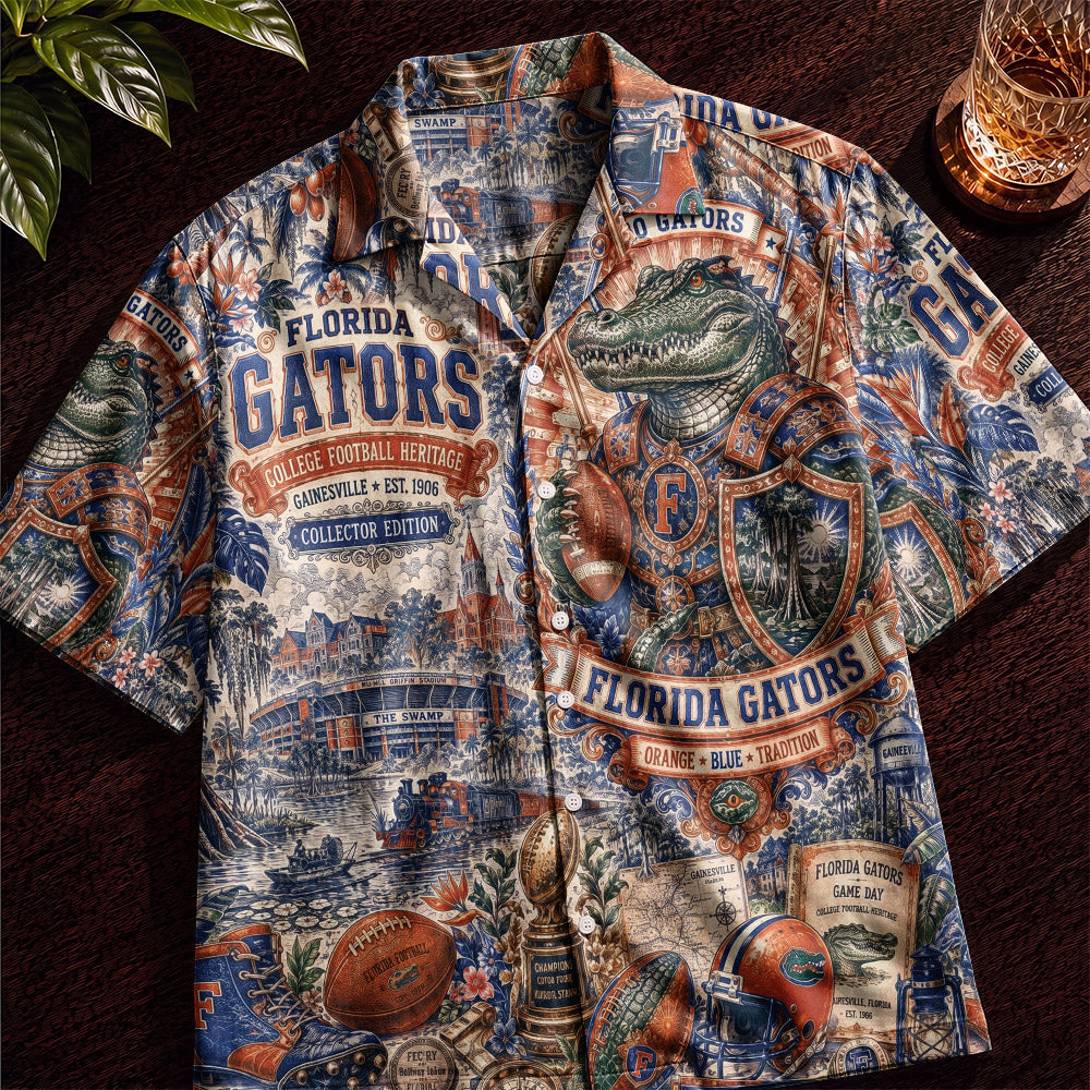 Florida Gators Football Hawaiian Shirt – Retro Inspired Shirt