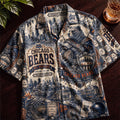 Chicago Bears Football Hawaiian Shirt – Retro Inspired Shirt