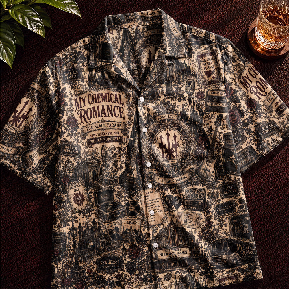 My Chemical Romance Hawaiian Shirt – Retro Inspired Shirt