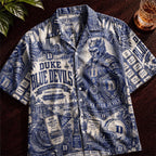 Duke Blue Devils Football Hawaiian Shirt – Retro Inspired Shirt
