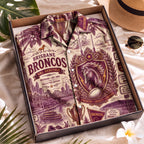 Broncos Rugby Hawaiian Shirt – Retro Inspired Shirt