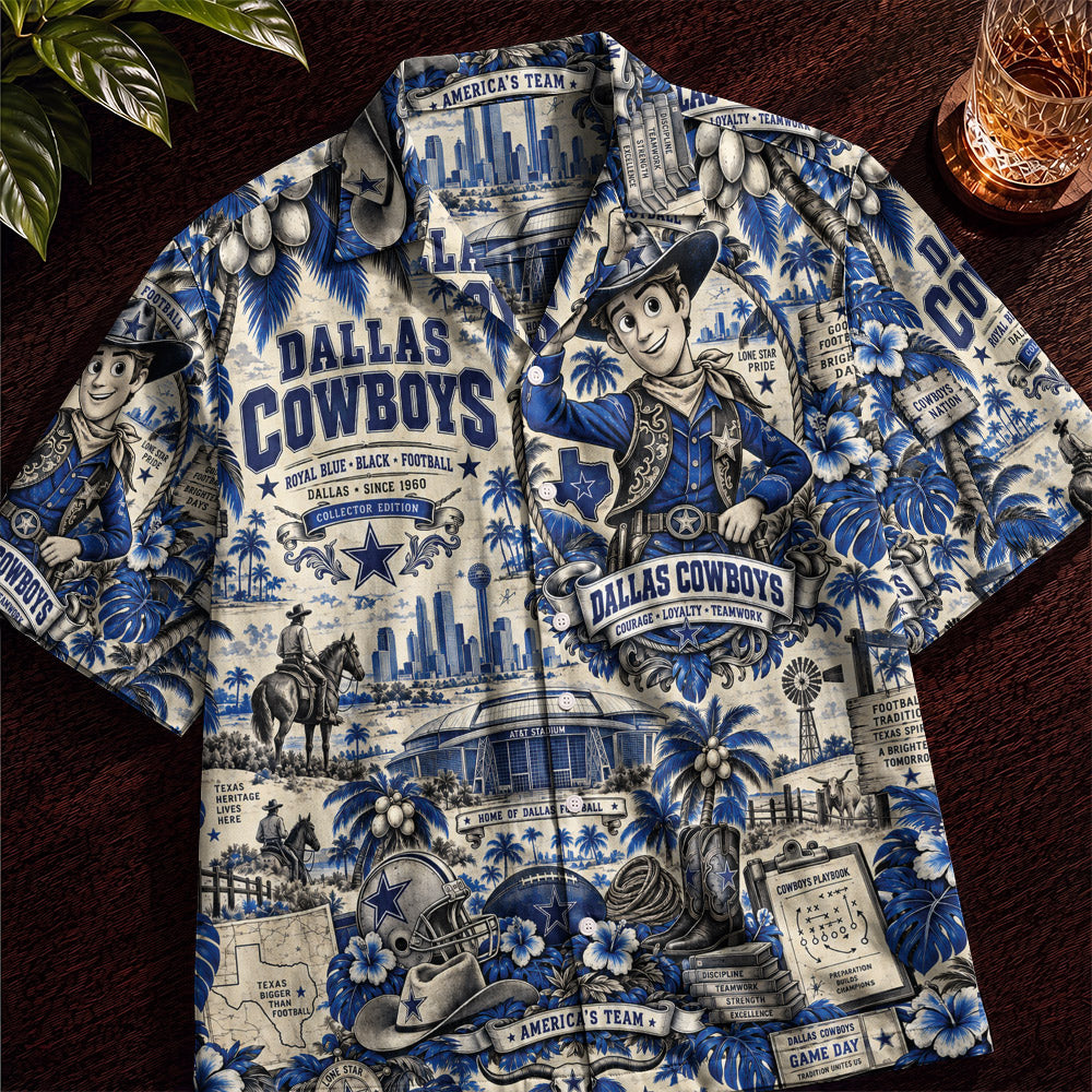Dallas Cowboys Collab DN Hawaiian Shirt – Retro Inspired Shirt