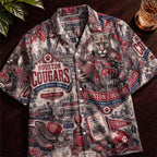 Houston Cougars Football Hawaiian Shirt – Retro Inspired Shirt