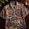 Auburn Tigers Football Hawaiian Shirt – Retro Inspired Shirt