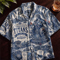 Tennessee Titans Football Hawaiian Shirt – Retro Inspired Shirt