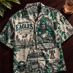 Philadelphia Eagles Collab DN Hawaiian Shirt – Retro Inspired Shirt