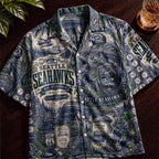 Seattle Seahawks Football Hawaiian Shirt – Retro Inspired Shirt
