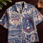 Knights Rugby Hawaiian Shirt – Retro Inspired Shirt