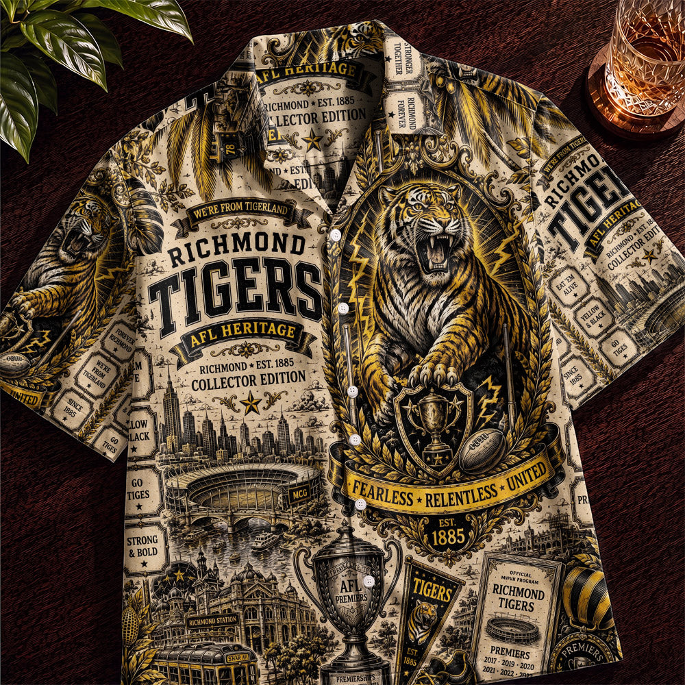 Richmond Tigers Hawaiian Shirt – Retro Inspired Shirt