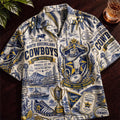 Cowboys Rugby Hawaiian Shirt – Retro Inspired Shirt