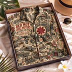 Red Hot Chili Peppers Hawaiian Shirt – Retro Inspired Shirt