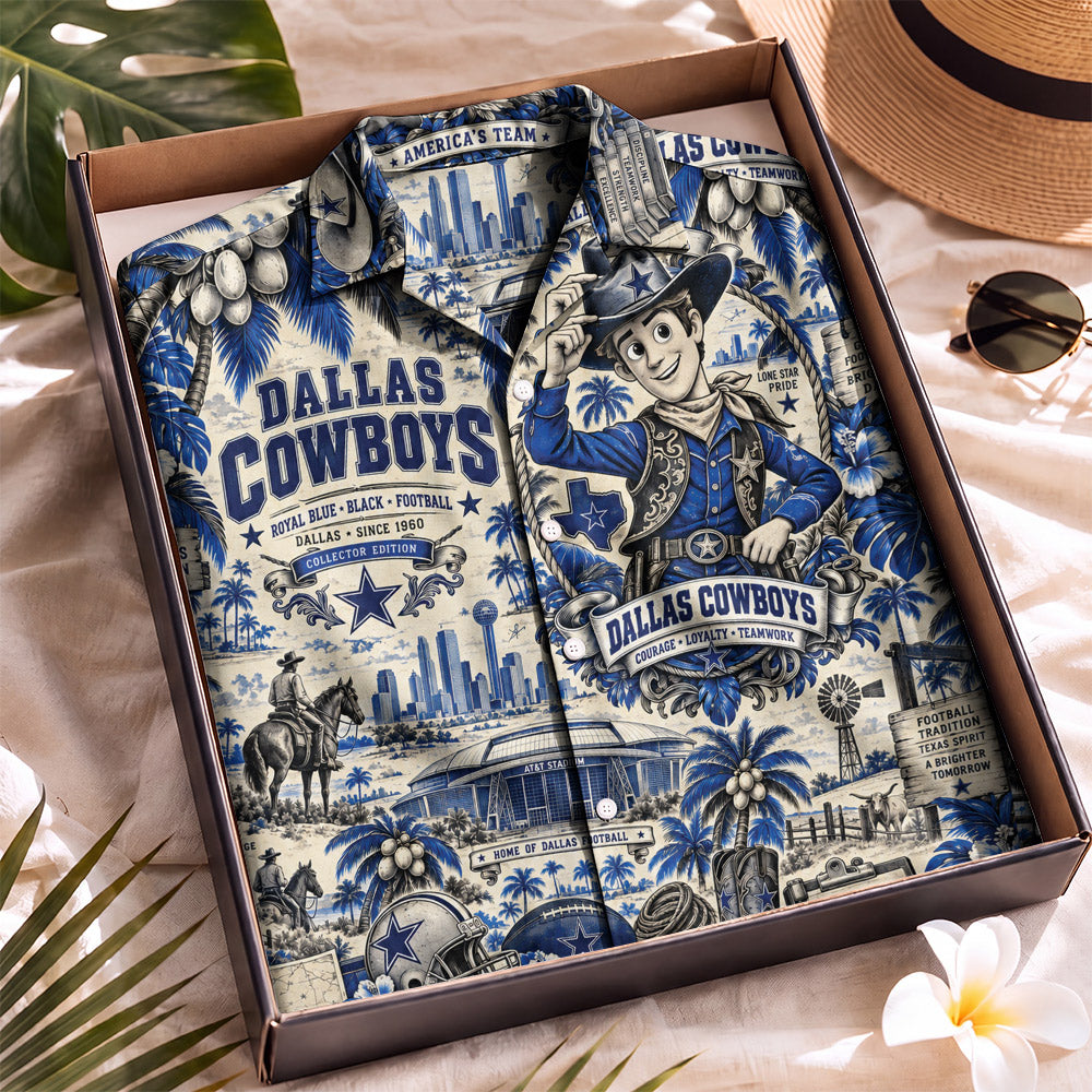 Dallas Cowboys Collab DN Hawaiian Shirt – Retro Inspired Shirt