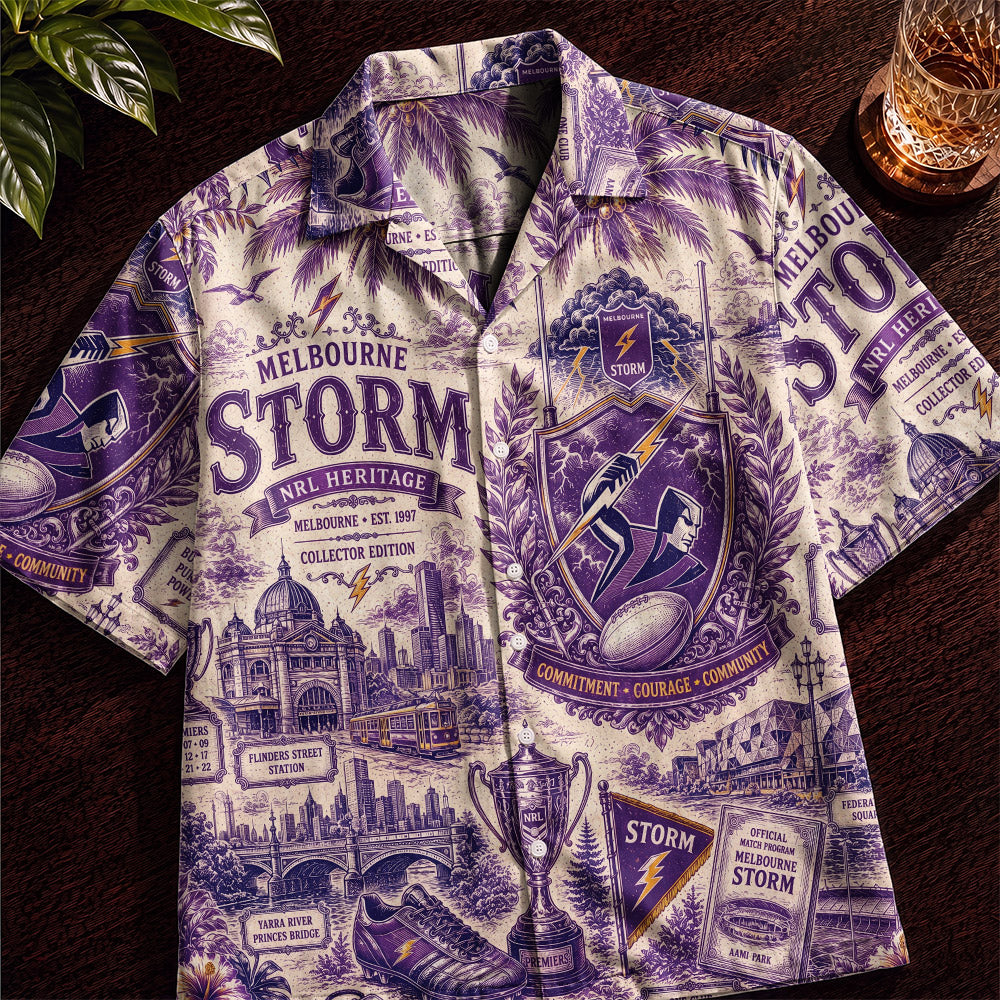 Storm Rugby Hawaiian Shirt – Retro Inspired Shirt
