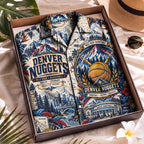 Denver Nuggets Basketball Hawaiian Shirt – Retro Inspired Shirt