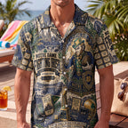 Notre Dame Fighting Irish Football Hawaiian Shirt – Retro Inspired Shirt