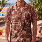Indiana Hoosiers Football Hawaiian Shirt – Retro Inspired Shirt