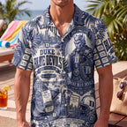 Duke Blue Devils Football Hawaiian Shirt – Retro Inspired Shirt