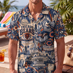 Chicago Bears Collab DN Hawaiian Shirt – Retro Inspired Shirt