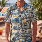 Los Angeles Chargers Collab DN Hawaiian Shirt – Retro Inspired Shirt
