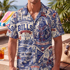 Buffalo Bills Football Hawaiian Shirt – Retro Inspired Shirt