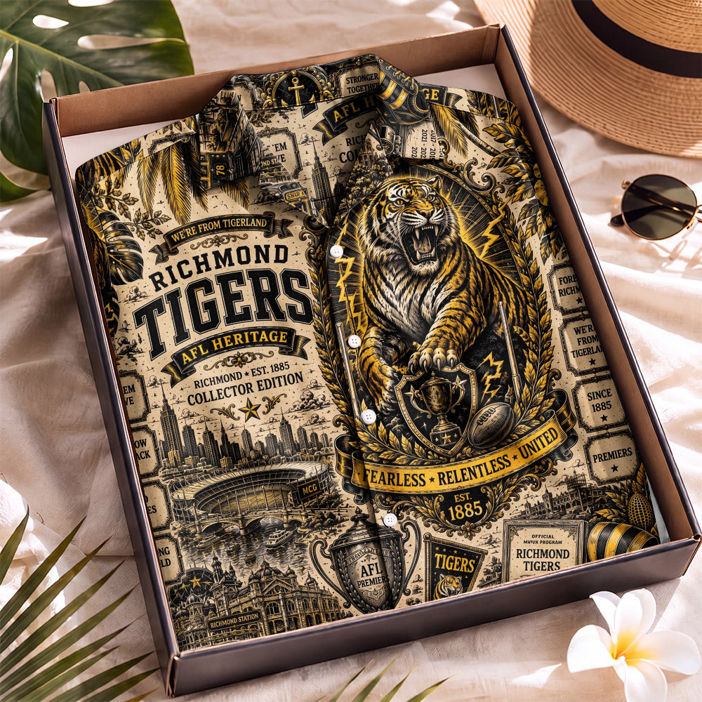 Richmond Tigers Hawaiian Shirt – Retro Inspired Shirt