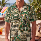 Boston Celtics Basketball Hawaiian Shirt – Retro Inspired Shirt