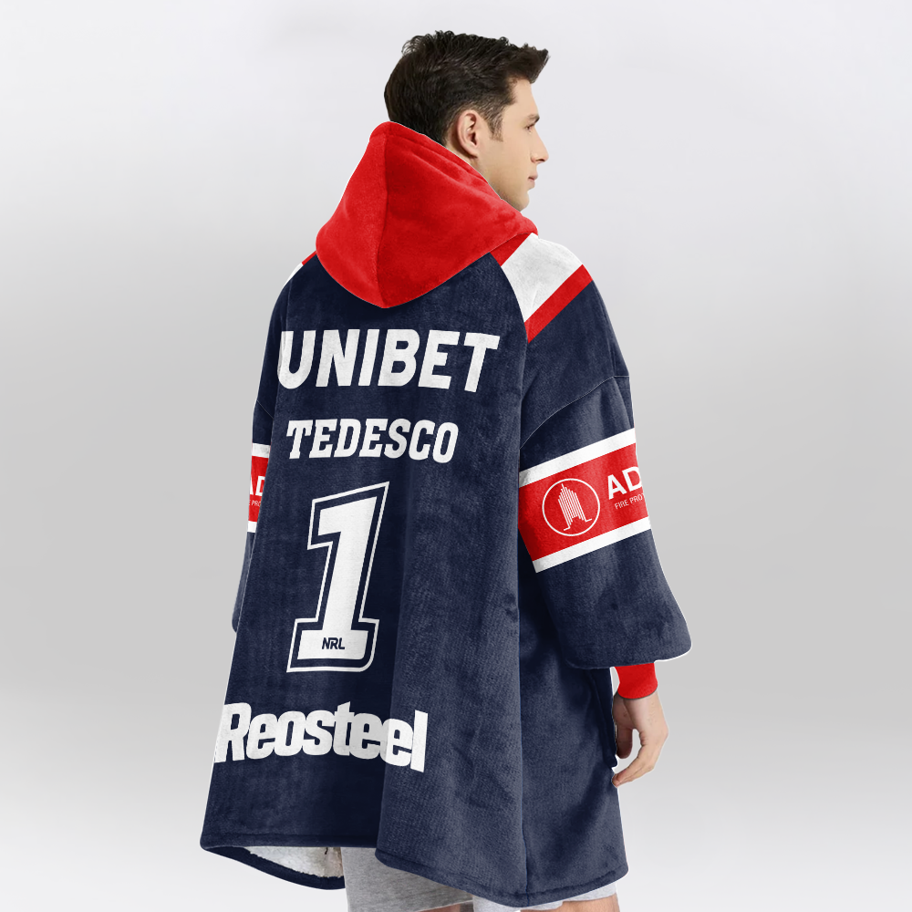 Sydney James Tedesco Unisex Home Blanket Hoodie