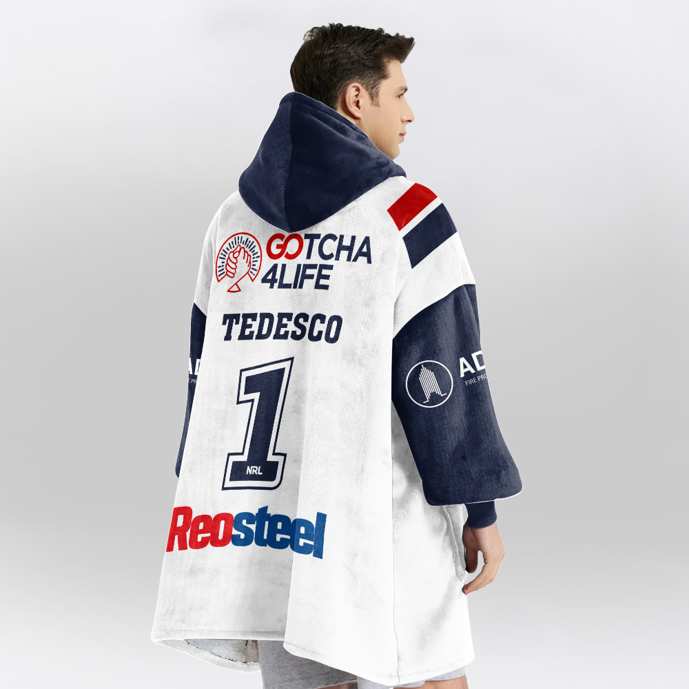 Sydney James Tedesco Unisex Away Blanket Hoodie