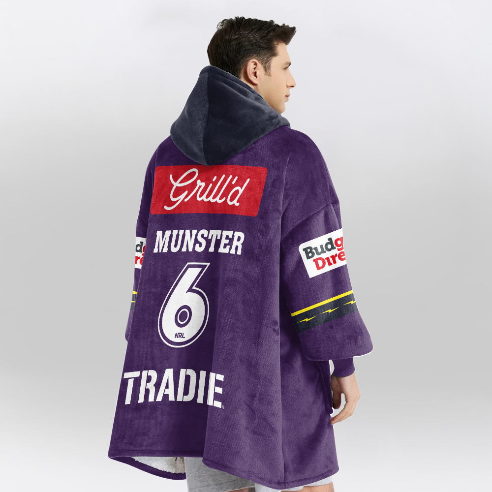 Melbourne Cameron Munster Unisex Home Blanket Hoodie