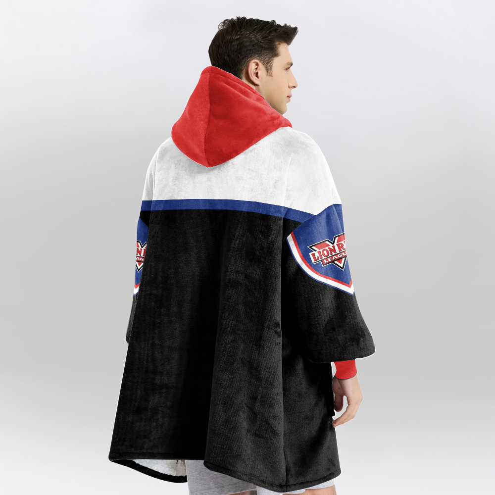 New Zealand 2001 Retro Unisex Blanket Hoodie