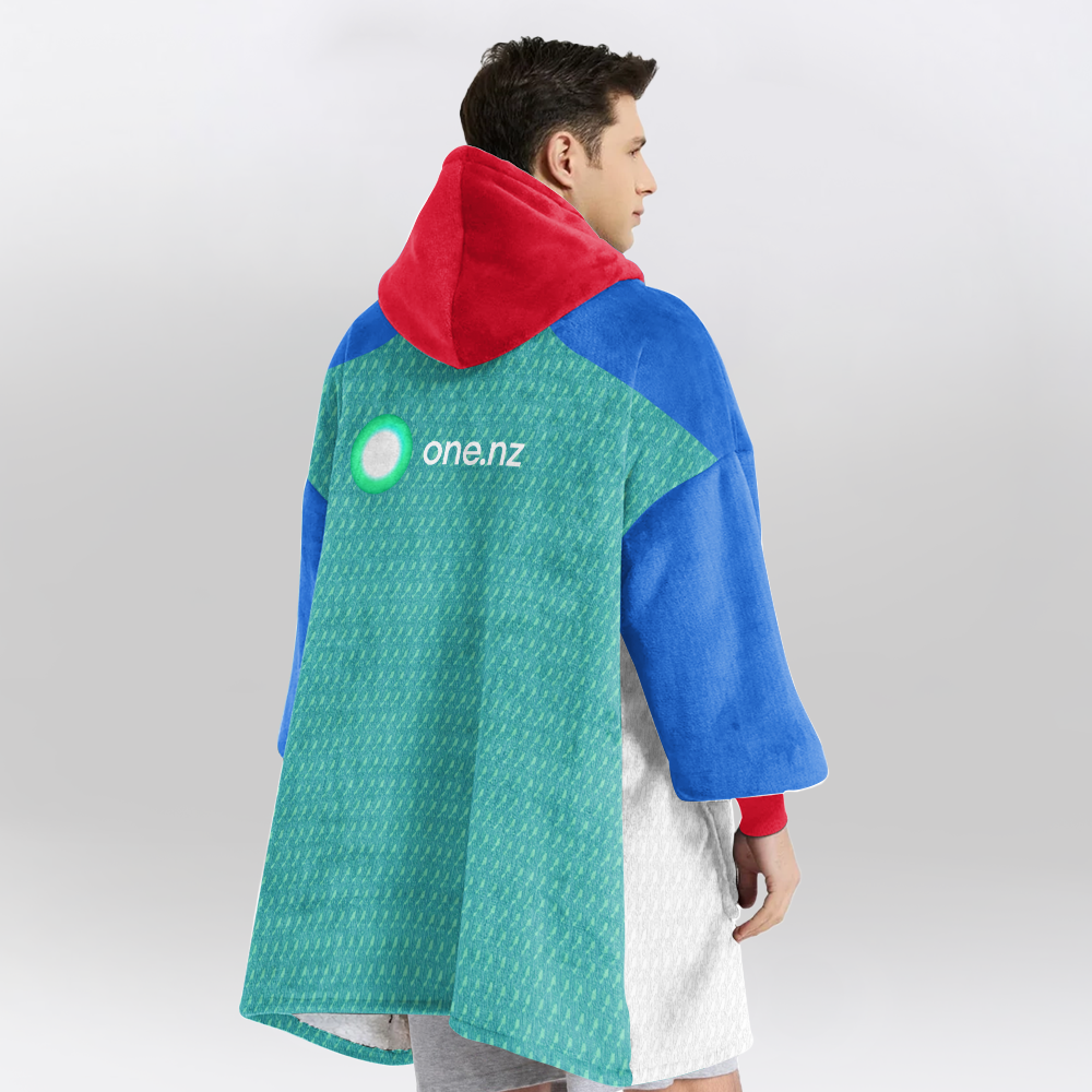 New Zealand 2026 Green Unisex Blanket Hoodie
