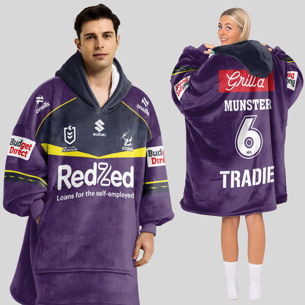 Melbourne Cameron Munster Unisex Home Blanket Hoodie