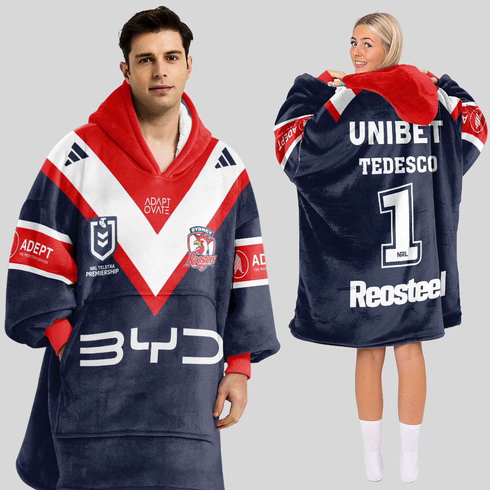 Sydney James Tedesco Unisex Home Blanket Hoodie