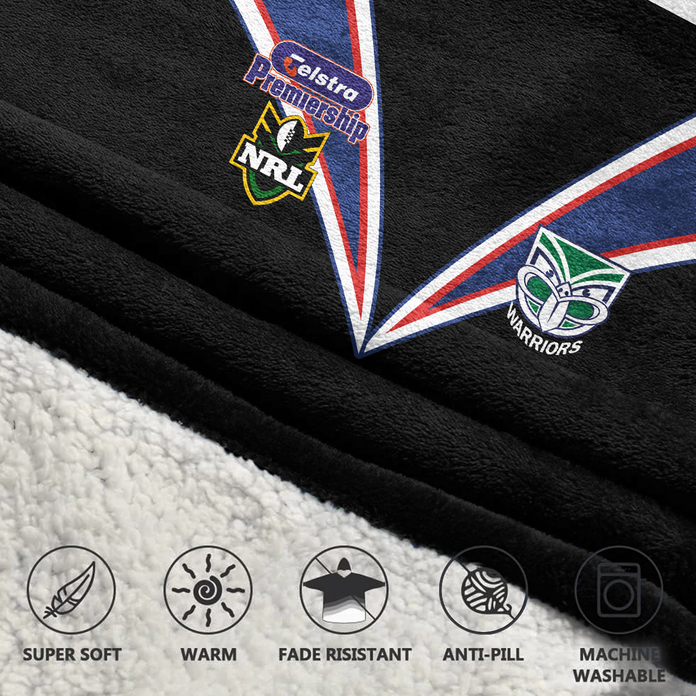 New Zealand 2001 Retro Unisex Blanket Hoodie