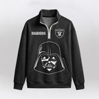 Raiders x D.V. Quarterzip Waffle Sweatshirt