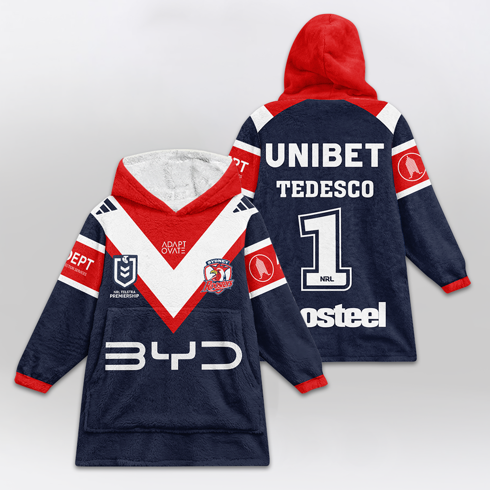 Sydney James Tedesco Unisex Home Blanket Hoodie