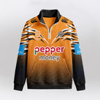 Tigers Quarterzip Waffle Sweatshirt