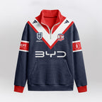 Roosters Quarterzip Waffle Sweatshirt