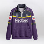 Melbourne Rugby Quarterzip Waffle Sweatshirt
