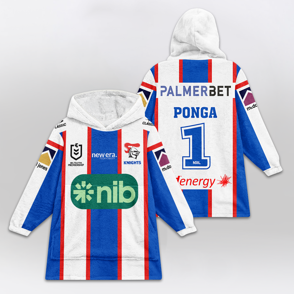Newcastle Unisex Kalyn Ponga Away Blanket Hoodie
