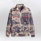 Sydney Roosters Quarterzip Waffle Sweatshirt