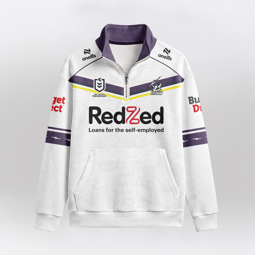 Melbourne Quarterzip Waffle Sweatshirt