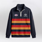 Adelaide Football 2026 Quarterzip Waffle Sweatshirt