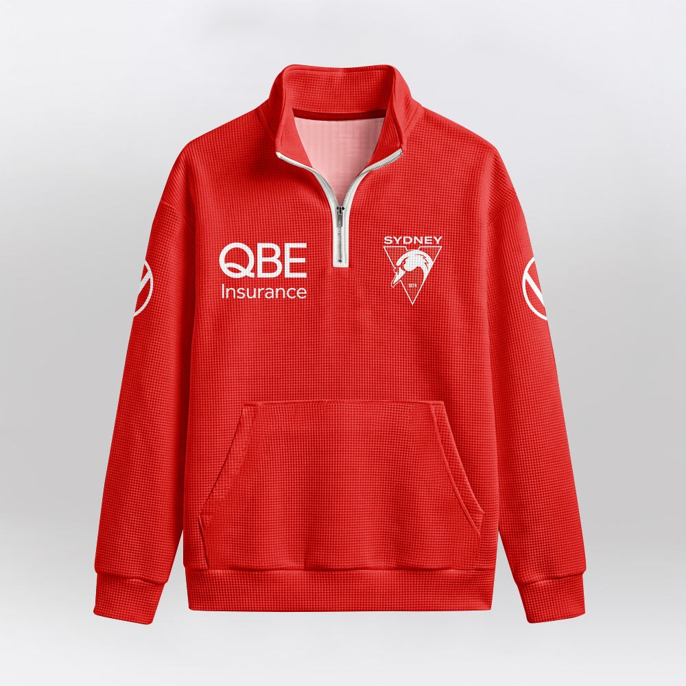 Sydney Football Unisex Quarterzip Waffle Sweatshirt