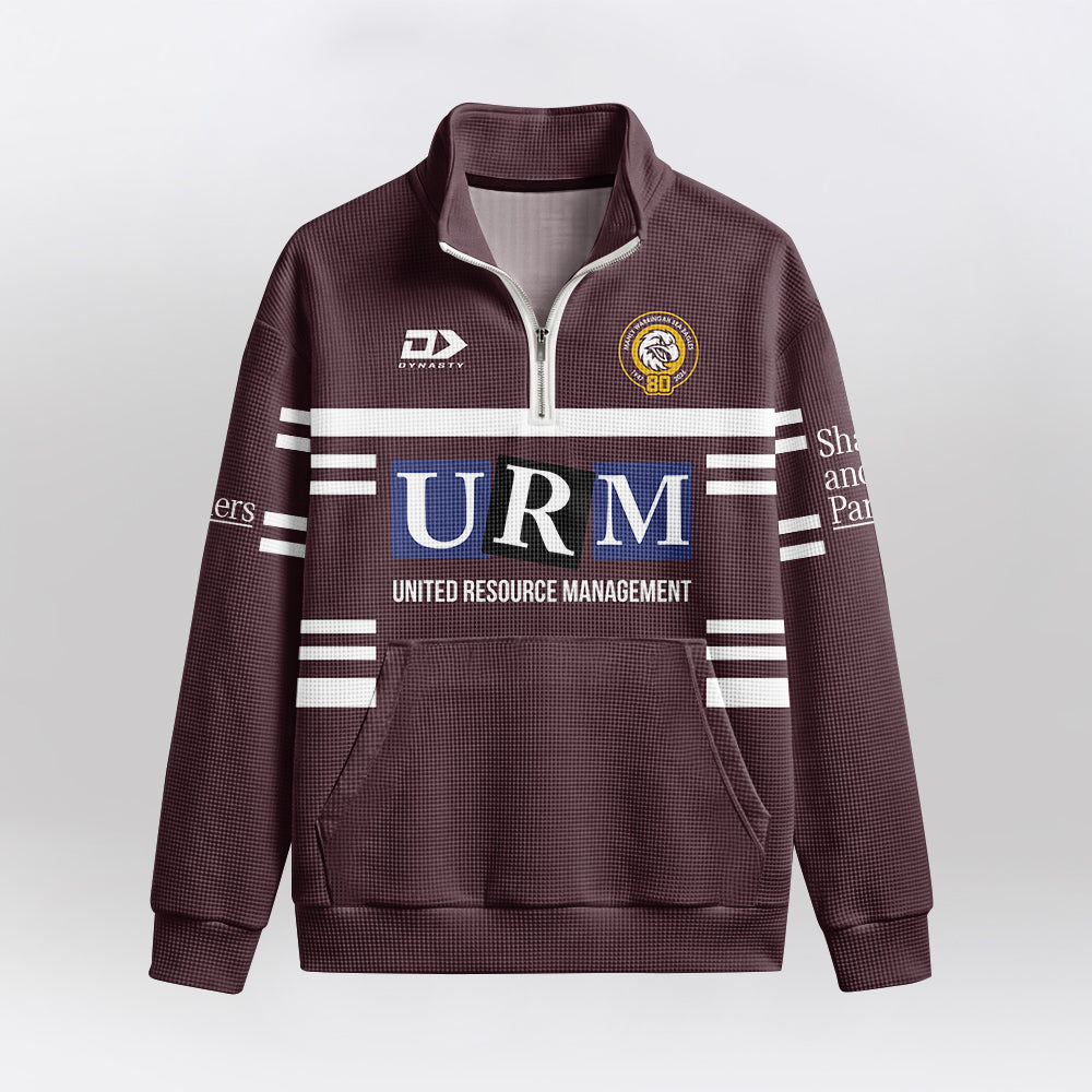 Sea Eagles Quarterzip Waffle Sweatshirt